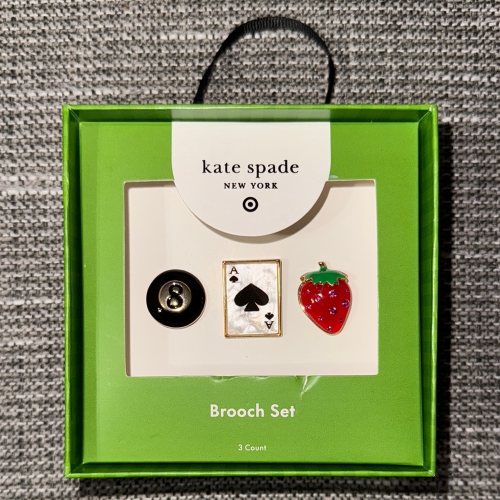 Kate Spade Black and White Enamel Jewelry Set